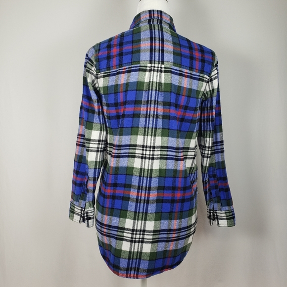 Madewell Ex boyfriend Plaid Flannel Shirt - Picture 4 of 6